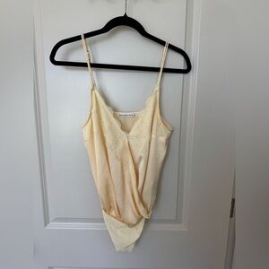 Abercrombie & Fitch Butter Yellow Bodysuit